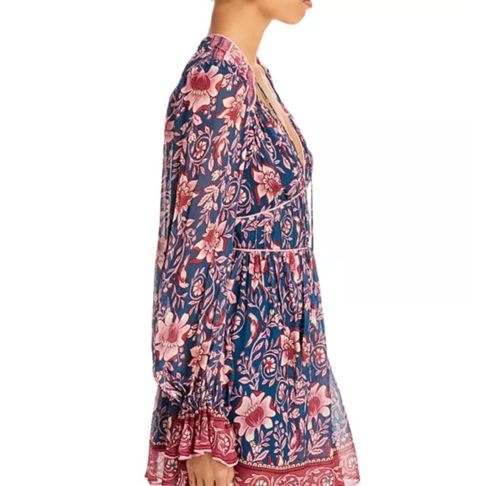 FARM Rio Ainika Floral Long Sleeve Dress (NWT) - Picture 4 of 6